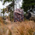 Caruba Camouflage Tarnzelt Single mit Stuhl